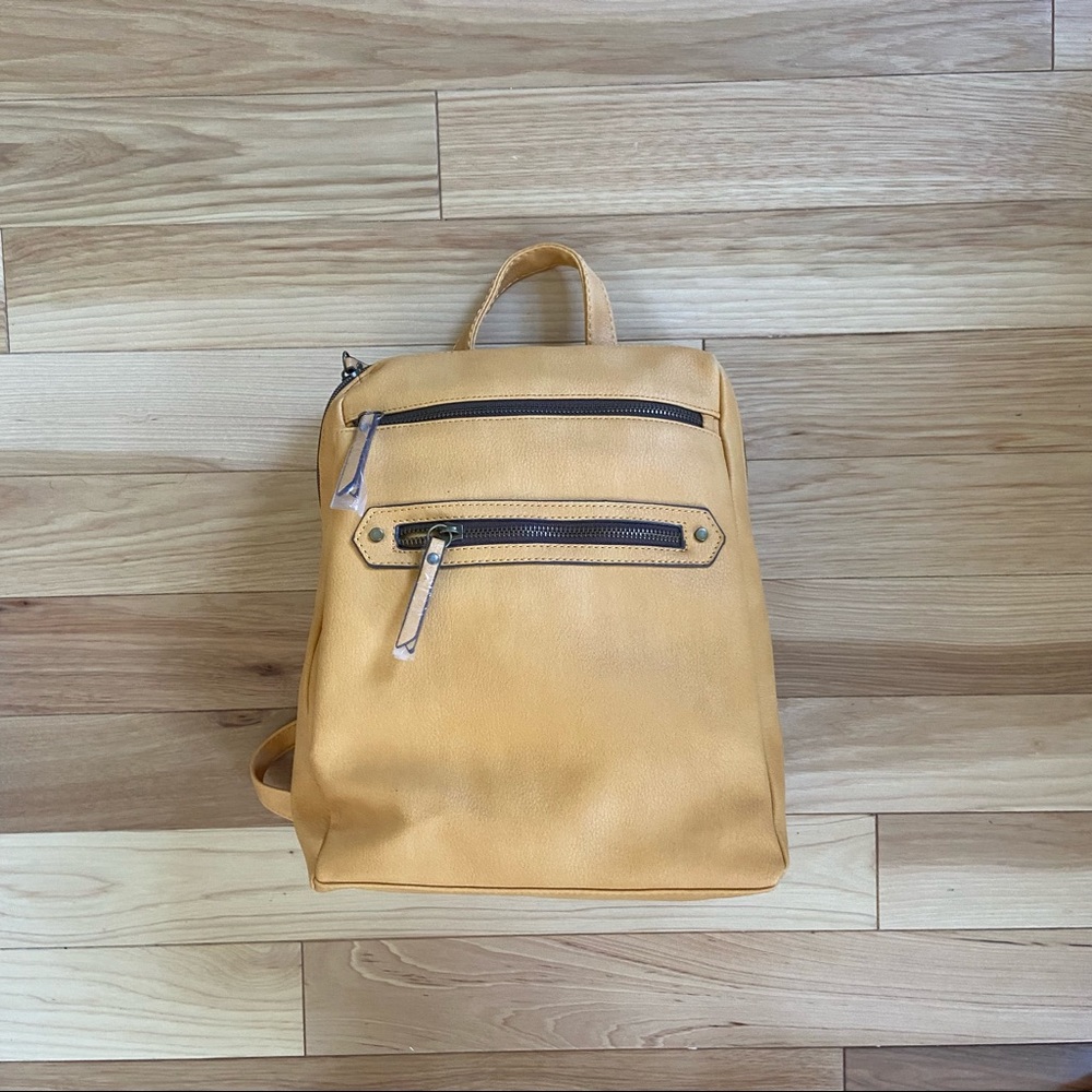 Yellow brand new back pack